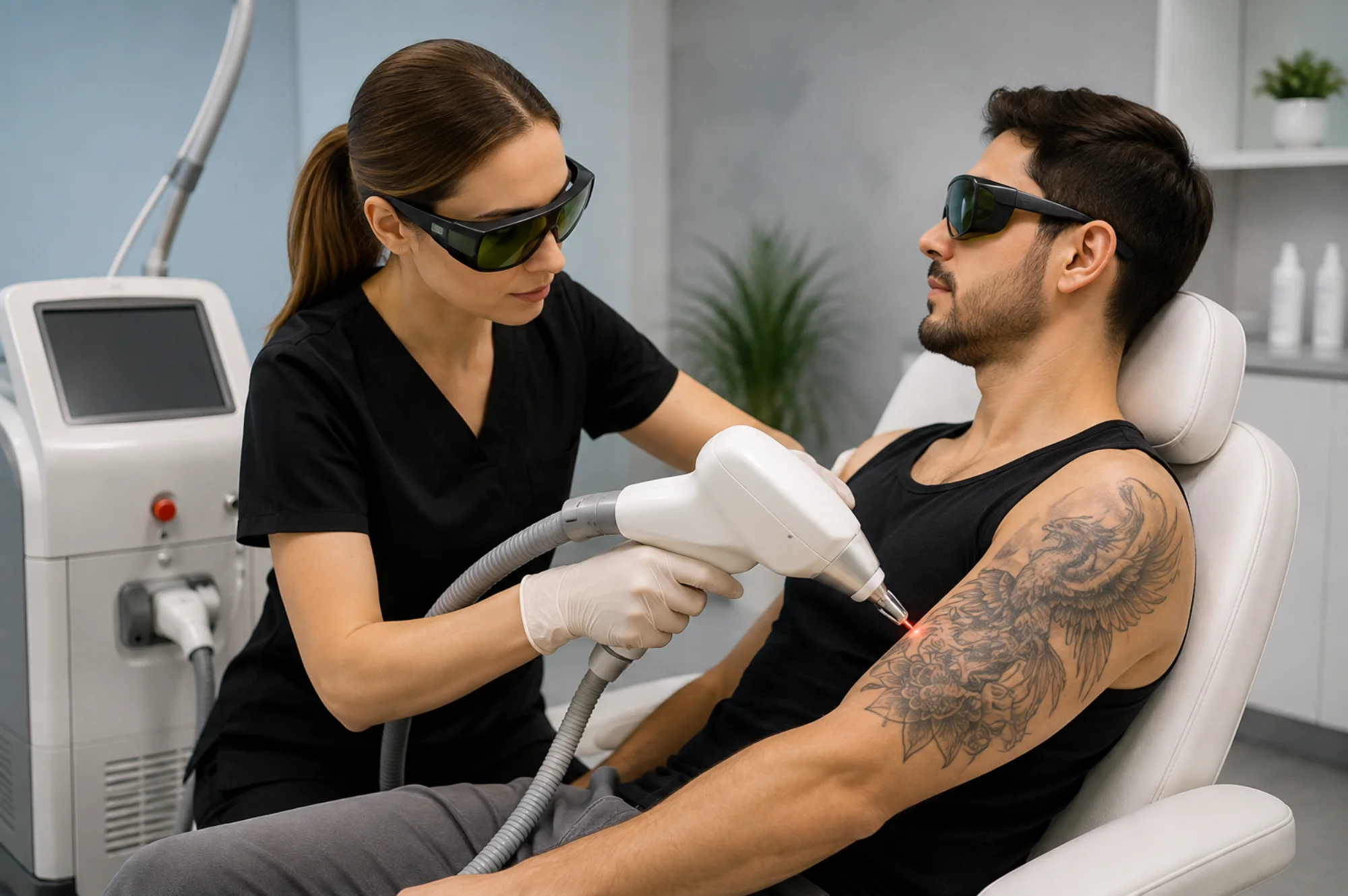 Laser tattoo removal