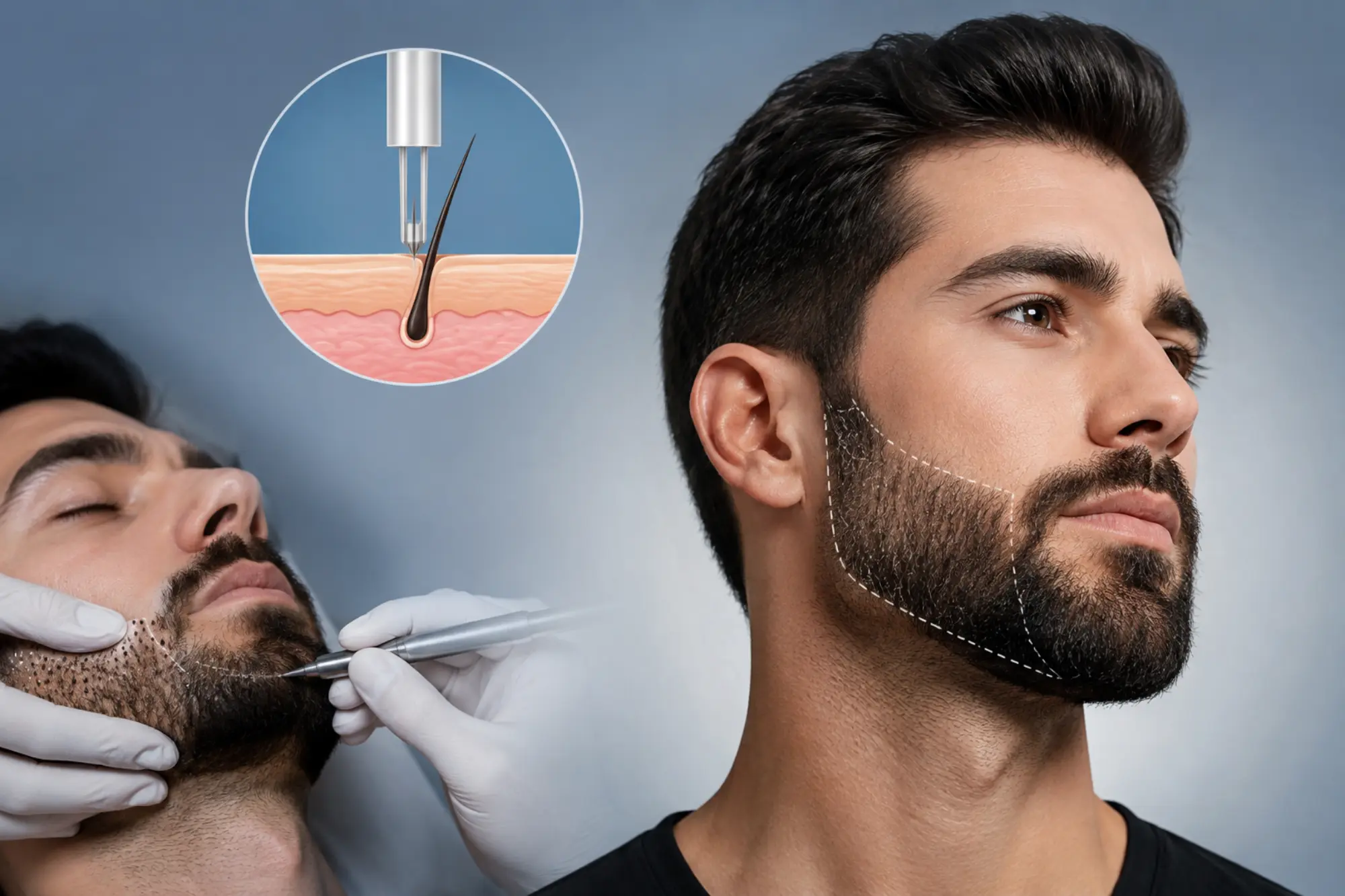 beard hair transplant
