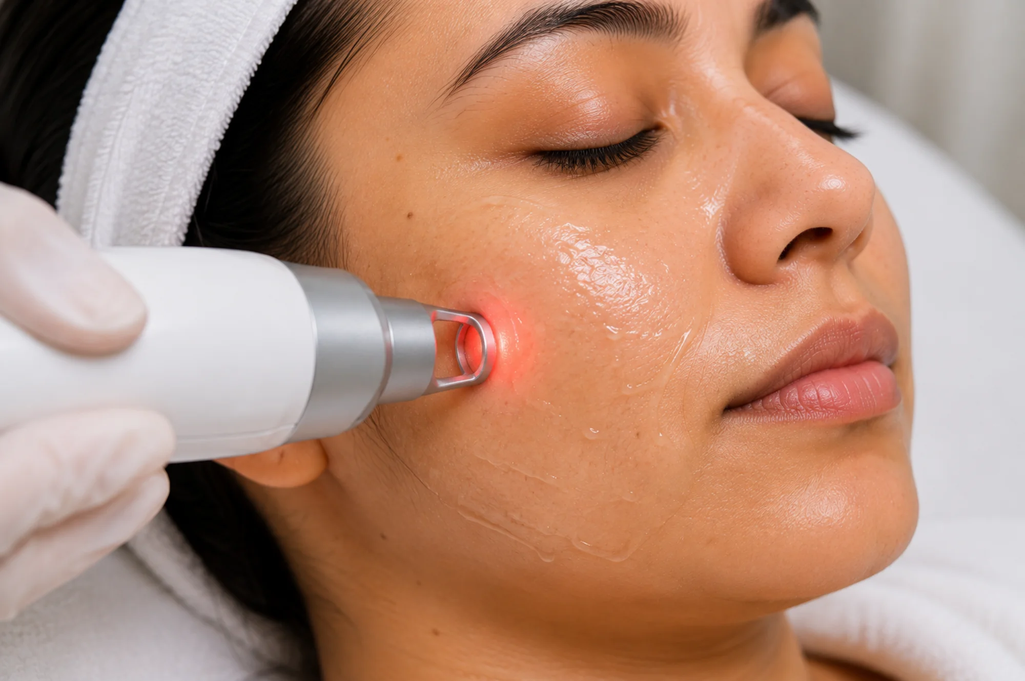 laser facial treatment