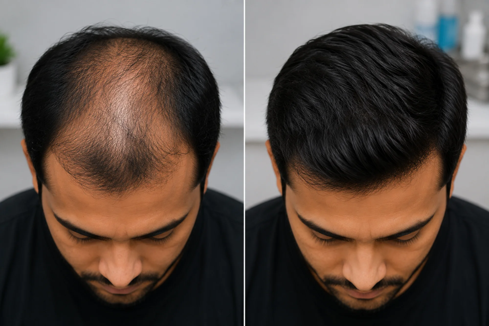 prp hair treatment result